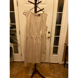 Nwot MADISON KAHKI SHEATH DRESS SIZE 16